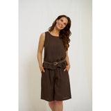 MARTA DU CHATEAU Marta du Chateau dame shorts MdcSantina 246013 Shorts Mocca