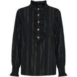 MARTA DU CHATEAU Marta du Chateau dame skjorte MdcBlanche 6681 Shirt Black