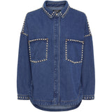 MARTA DU CHATEAU Marta du Chateau dame skjorte MdcEila MDC212-8304 Shirt Denim