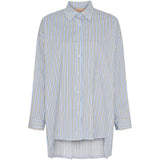 MARTA DU CHATEAU Marta du Chateau dame skjorte MdcGarance 6871 Shirt Celeste2636