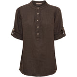MARTA DU CHATEAU Marta du Chateau dame skjorte MdcLarisa 268434 Shirt Mocca