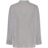 MARTA DU CHATEAU Marta du Chateau dame skjorte MdcLotus 258920 Restudsalg Blue Dots