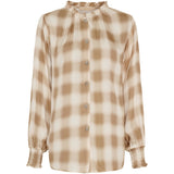 MARTA DU CHATEAU Marta du Chateau dame skjorte MdcSylvia 6718 Shirt Camel