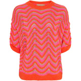 MARTA DU CHATEAU Marta du Chateau dame strik MdcAlphonsine 2259 Knit Orange