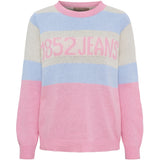 MARTA DU CHATEAU Marta du Chateau dame strik MdcBrielle KN8167 Knit Pink/Sky