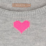MARTA DU CHATEAU Marta du Chateau dame strik MdcClover 9582 Knit Grey