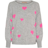 MARTA DU CHATEAU Marta du Chateau dame strik MdcClover 9582 Knit Grey