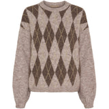 MARTA DU CHATEAU Marta du Chateau dame strik MdcCora 82171 Knit Beige/Gold