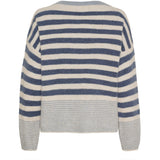 MARTA DU CHATEAU Marta du Chateau dame strik MdcElara 35671 Knit Cielo/Jeans/Burro
