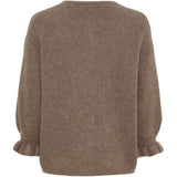 MARTA DU CHATEAU Marta du Chateau dame strik MdcJuliana 2413 Cardigan Fango