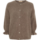 MARTA DU CHATEAU Marta du Chateau dame strik MdcJuliana 2413 Cardigan Fango