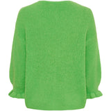 MARTA DU CHATEAU Marta du Chateau dame strik MdcJuliana 2413 Cardigan Green Fluo