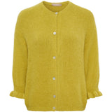 MARTA DU CHATEAU Marta du Chateau dame strik MdcJuliana 2413 Cardigan Mustard8440