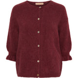 MARTA DU CHATEAU Marta du Chateau dame strik MdcJuliana 2413 Cardigan Vino