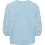 MARTA DU CHATEAU Marta du Chateau dame strik MdcParisa 9647 Knit Light blue