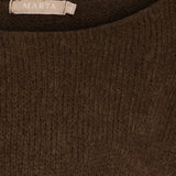 MARTA DU CHATEAU Marta du Chateau dame strik MdcRosa 5102 Knit Chocolat111909