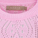 MARTA DU CHATEAU Marta du Chateau dame strik MdcVina 6592 Knit Pink