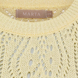 MARTA DU CHATEAU Marta du Chateau dame strik MdcVina 6592 Knit Yellow