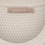 MARTA DU CHATEAU Marta du Chateau dame strik top MdcNayla 9689 Knit Beige