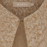 MARTA DU CHATEAU Marta du Chateau dame strik vest MdcCapella 7600 Knit Vest Camello4