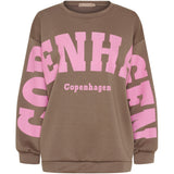MARTA DU CHATEAU Marta du Chateau dame sweatshirt MdcHibiscus 22659 Sweatshirt Fango