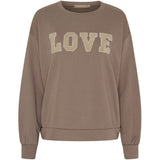 MARTA DU CHATEAU Marta du Chateau dame sweatshirt MdcJessa 7976 Sweatshirt Fango Melange