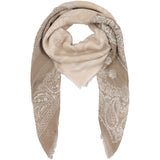 MARTA DU CHATEAU Marta du Chateau dame tørklæde MdcBelle FA37263 Scarf Beige/Taupe