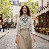 MARTA DU CHATEAU Marta du Chateau dame tørklæde MdcCaitlyn FA37257 Scarf Light Green
