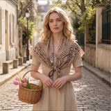 MARTA DU CHATEAU Marta du Chateau dame tørklæde MdcCaitlyn FA37257 Scarf Taupe