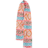 MARTA DU CHATEAU Marta du Chateau dame tørklæde MdcEmila FA60198 Scarf Orange/Green