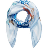 MARTA DU CHATEAU Marta du Chateau dame tørklæde MdcFinja BA-Scarf Scarf Blue3538