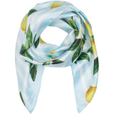 MARTA DU CHATEAU Marta du Chateau dame tørklæde MdcFinja BA-Scarf Scarf Blue4212