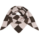 MARTA DU CHATEAU Marta du Chateau dame tørklæde MdcGretzel BA-3446 Scarf Coffee/Pink