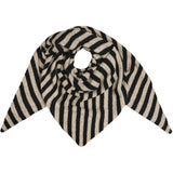 MARTA DU CHATEAU Marta du Chateau dame tørklæde MdcKitte BA-4082 Scarf Black/Beige
