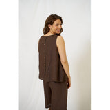 MARTA DU CHATEAU Marta du Chateau dame top MdcAlessia 258917 Top Mocca