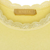 MARTA DU CHATEAU Marta du Chateau dame top MdcAngeline 2499 Top Butter Yellow