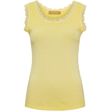 MARTA DU CHATEAU Marta du Chateau dame top MdcAngeline 2499 Top Butter Yellow
