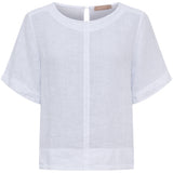 MARTA DU CHATEAU Marta du Chateau dame top MdcCeyla TC268010 Top Optical White
