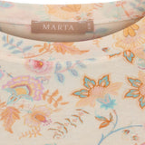 MARTA DU CHATEAU Marta du Chateau dame bluse top MdcElissa 7914 Top Beige