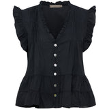 MARTA DU CHATEAU Marta du Chateau dame top MdcEmira TC68181 Top Black