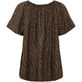 MARTA DU CHATEAU Marta du Chateau dame top MdcLuciana 26136 Top Brown