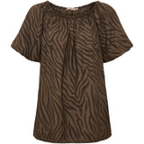 MARTA DU CHATEAU Marta du Chateau dame top MdcLuciana 26136 Top Brown