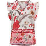 MARTA DU CHATEAU Marta du Chateau dame top MdcMarita 85573 Shirt Red