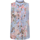 MARTA DU CHATEAU Marta du Chateau dame top MdcRaya 7284 Shirt Celeste