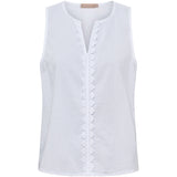 MARTA DU CHATEAU Marta du Chateau dame top MdcVienna 68503M Top White