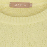 MARTA DU CHATEAU Marta du Chateau dame vest MdcIlse 5313 Vest Light Yellow