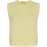 MARTA DU CHATEAU Marta du Chateau dame vest MdcIlse 5313 Vest Light Yellow