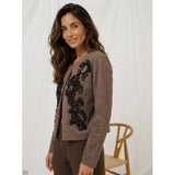MARTA DU CHATEAU Marta du chateau Dame Jakke MdcMonroe 268930 Jacket Moro