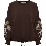 MARTA DU CHATEAU Marta du chateau Dame Sweatshirt MdcLuretta 8939 Sweatshirt Chocolate