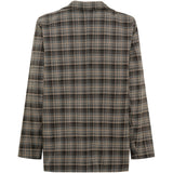 MARTA DU CHATEAU Marta du chateau Dame blazer MdcCharm 15502 Check Blazer Grey